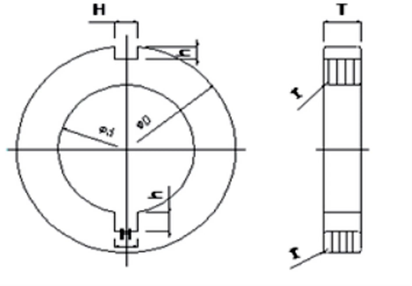 Laminated End Rings alternate product view