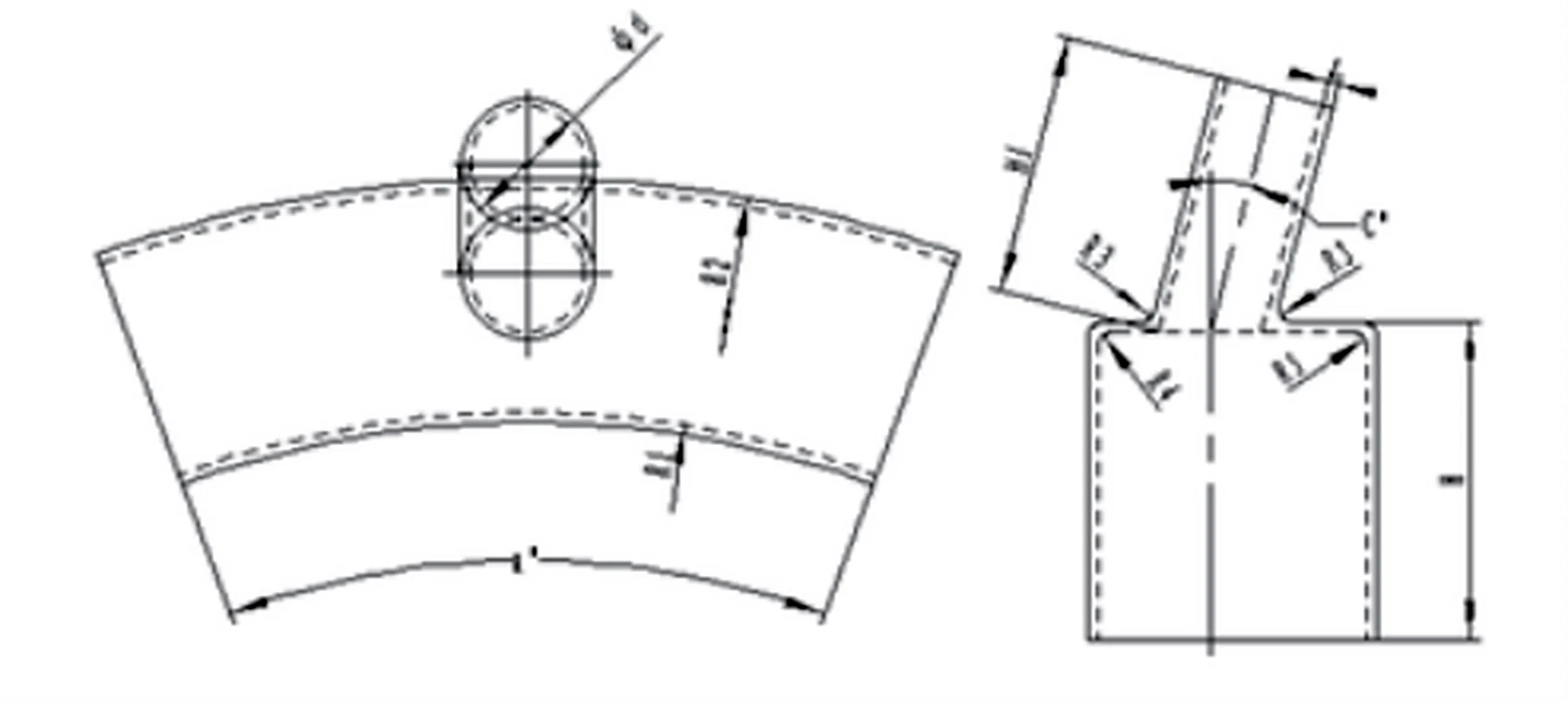 Wet-Molded Lead-Out Angle Rings alternate product view